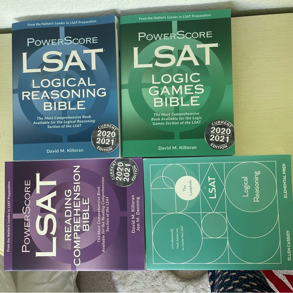 PRISTINE UNUSED LSAT Powerscore Bible Trio Books